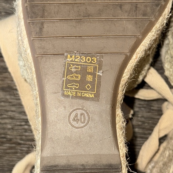 Corina Espadrille Wrap Platform Wedge Natural - Picture 7 of 8